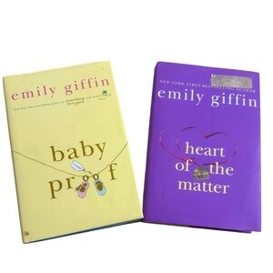 Books | Emily Griffin Set of 2 Hardcover Books Baby Proof & Heart of the Matter